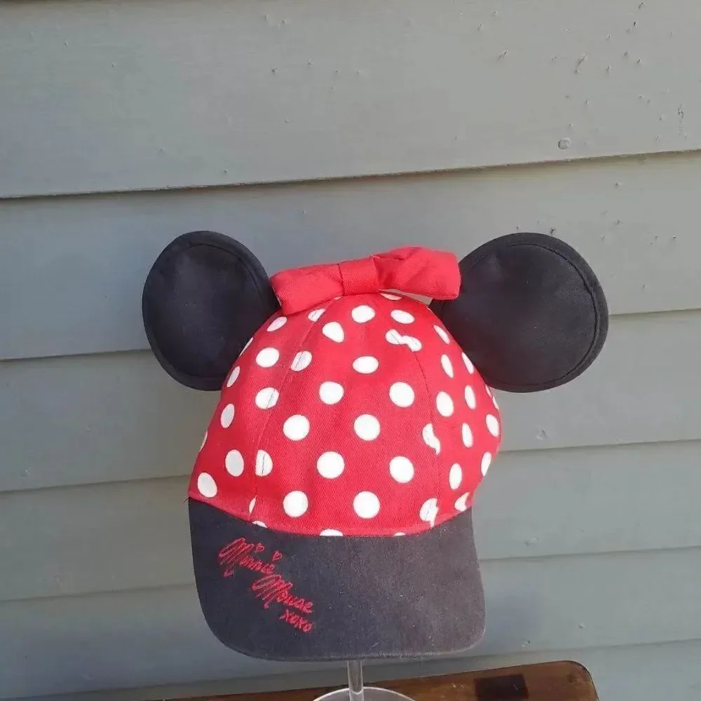 Disney World Minnie Mouse Cap with Ears Youth size
